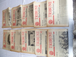 Lot 10 Journaux "tribune " Socialiste Année  62 - Lots De Plusieurs Livres