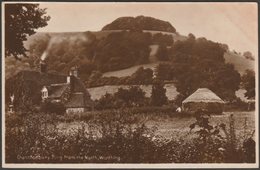 Chanctonbury Ring From The North, Worthing, Sussex, 1933 - RP Postcard - Worthing