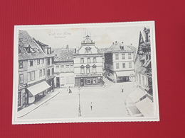 Alzey, Roßmarkt Um 1918, Alte Ansicht (gelaufen 1998), H25 - Alzey