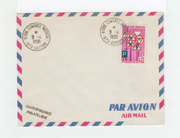 Sur Enveloppe Par Avion Air Mail Cachet XIème Congrés Médical Avril 1968 Cayenne. (2190x) - Covers & Documents