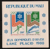 Mali - 1980 - Bloc-feuillet BF N°Yv. 12 - Olympics / Lake Placid - Neuf Luxe ** / MNH / Postfrisch - Inverno1980: Lake Placid