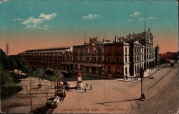 ! Alte Ansichtskarte Buenos Aires, Estacion Once, Bahnhof, Gare, 1912, Argentinien - Argentinië