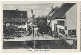 MÖHLIN: Partie Mitteldorf Mit Metzgerei ~1915 - Möhlin