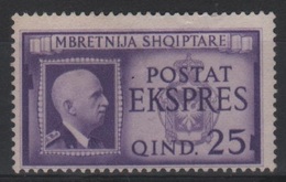 1940 Occupazione Albania Effige Vittorio Emanuele 25 Q. SG Without Gum - Albanië