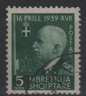 1942 Occupazione Albania Effige Vittorio Emanuele - Albanie