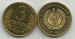 Uzbekistan 3 Tiyin 1994. High Grade - Ouzbékistan