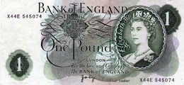 Billet De Grande-Bretagne De 1 Pound N D (1960-77) En T T B + - - 1 Pound