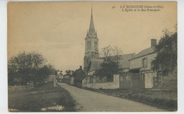 PLAISIR - LA BOISSIERE - L'Eglise Et La Rue Principale - Plaisir