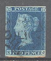 Grande Bretagne: Yvert N° 4a°; Cote 110.00€; 3 Belles Marges - Used Stamps