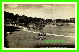 NEWQUAY, UK - TRENANCE BOATING LAKE - ANIMATED - - Newquay