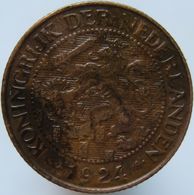 Netherlands 1 Cent 1924 XF - 1 Cent