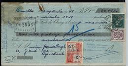 Doc. De BRUXELLES - BRUSSEL  K 10 K Du 30/10/48 - 1946 -10 %