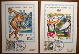 POSTE ITALIANE 2000 OLIMPIADI SYDNEY - Cartoline Maximum