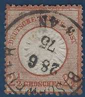 Allemagne Empire N°18 2 1/2 Gr Utilisé En Alsace Lorraine ( Elsaas ) Obl Dateur Allemand De Bischweiler RR - Other & Unclassified