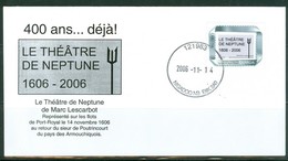 Théâtre-Lescarbot-Vervins. Envelo Souvenir. Timbre-photo / Picture Stamp - Timbre Personnalisé / Personalized Stamp 2702 - Sonstige & Ohne Zuordnung