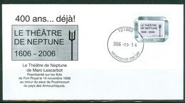 Théâtre-Lescarbot-Vervins. Envelo Souvenir. Timbre-photo / Picture Stamp - Timbre Personnalisé / Personalized Stamp 2702 - Other & Unclassified