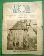 Cadaval - A Hora Nº 11 De 1934 - Moinho De Vento - Bombeiros - Molen - Windmill - Moulin (danificada) - Géographie & Histoire