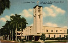 Florida Fort Myers First Methodist Church Curteich - Fort Myers