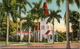 Florida Fort Myers Methodist Church 1950 - Fort Myers