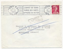 FRANCE - OMEC "DIJON - L'Armée De Terre Forme Des Chefs Apprend Un Métier" - Dijon R.P. (Cote D'Or) S/15F Muller - Maschinenstempel (Werbestempel)