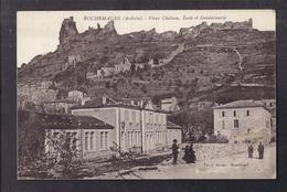 CPA 07 - ROCHEMAURE - Vieux Château , Ecole Et Gendarmerie - TB PLAN CENTRE VILLAGE Animation - Rochemaure