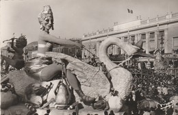 Alpes Maritimes : NICE : Carnaval : Char - Léda Et Son Tralala - 1950 - Photo. Véritable  - C.p.s.m. - Carnaval