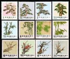 Taiwan 1984-1989 Pine Bamboo Plum Series Stamps  Flower Flora - Verzamelingen & Reeksen