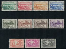 Nouvelles Hébrides // 1940-1959 // Série Courante 1957 Timbres Neufs** MNH No. Y&T 175-185 - Unused Stamps