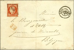 PC 1818 / N° 5 Càd T 15 LYON (68) Sur Lettre Pour La Belgique. 1853. - TB / SUP. - R. - 1849-1850 Cérès