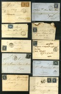 Lot De 30 Lettres De 1849 à 1863. - B / TB. - 1852 Luigi-Napoleone