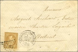 Losange EU / N° 21 Càd EXPOSITION UNIVERSELLE / POSTE Sur Lettre Locale Pour Auteuil. 1867. - TB / SUP. - R. - 1862 Napoleon III