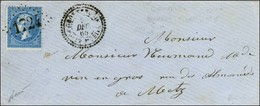 GC 1724 / N° 22 Càd T 22 GROS TENQUIN / BOITE MOBILE. 1865. - TB. - R. - 1862 Napoléon III