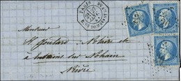 Etoile 20 / N° 22 (3) Càd Octo De Lev. Exp. PARIS / R. ST DOMque GN N° 56 2e. 1864. - TB / SUP. - 1862 Napoléon III