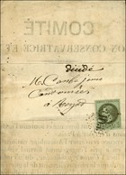 GC 1053 (Clermont-Ferrand) / N° 25 Sur Imprimé Sous Bande Pour Royat. - TB. - 1863-1870 Napoleon III Gelauwerd