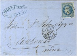 GC 2145 / N° 29 Variété Aux Abeilles Càd LYON / LES BROTTEAUX. 1869. - TB. - 1863-1870 Napoleone III Con Gli Allori