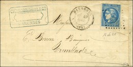 GC 2210 / N° 46 Bdf Avec Piquage De Marennes Càd T 17 MARENNES (16). 1871. - TB. - 1870 Bordeaux Printing