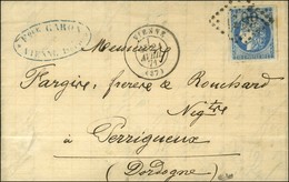 GC 4199 / N° 46 Nuance Bleue Outremer Càd T 17 VIENNE (37). 1871. - TB. - R. - 1870 Ausgabe Bordeaux
