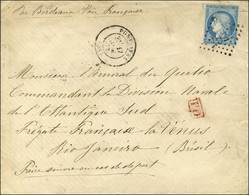 GC 2927 / N° 60 Càd T 17 PONT-AVEN (28) Sur Lettre Avec Texte Adressée Au Tarif De Militaire Au Commandant De La Divisio - 1871-1875 Cérès