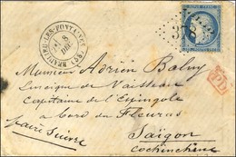 GC 378 / N° 60 Type 1 Càd T 17 BEAULIEU-LES-FONTAINES (58) Sur Lettre Au Tarif De Militaire Pour Un Enseigne De Vaisseau - 1871-1875 Cérès