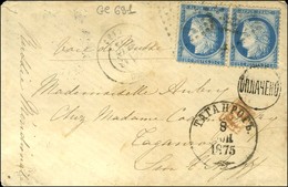 GC 691 / N° 60 (2) Càd T 17 CAEN (13) Sur Lettre Pour Taganrog (Russie Méridionale). 1875. - TB. - 1871-1875 Ceres