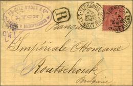 Càd LYON / LES TERREAUX / N° 98 Sur Lettre Recommandée Pour Routschouk. 1895. - TB. - R. - 1876-1878 Sage (Typ I)