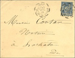 Cachet D'essai PARIS / PL. DE LA BOURSE 12 JUIL. 86 (type VI Avec Millésime 86 Plus Gros) / N° 90. Dernière Date Connue  - 1876-1878 Sage (Type I)