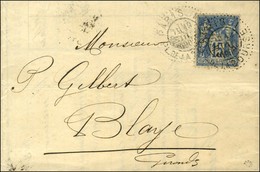 Cachet D'essai PARIS / PL. DE LA BOURSE 19 MARS 1890 (type VII) / N° 90. - TB / SUP. - R. - 1876-1878 Sage (Type I)