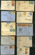 Lot De 50 Lettres Avec émission Cérès Et Sage. - B / TB. - 1876-1878 Sage (Tipo I)