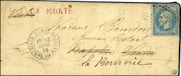 Etoile 35 / N° 29 Càd PARIS / MINISTERE DES FINANCES 23 SEPT. 70 Sur Lettre Pour Napoléon Vendée Réexpédiée à La Berneri - Guerre De 1870