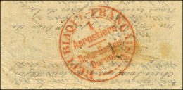 Lettre Avec Texte Daté De Paris Le 29 Septembre 1870 Pour Saint Aignan (Loire Et Cher). Au Recto, Losange CP1 / N° 29 Cà - Oorlog 1870