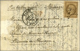 Etoile 9 / N° 30 Càd PARIS / R. MONTAIGNE 10 JANV. 71 Sur Lettre Adressée à Un Officier De L'Armée Du Maréchal Bazaine P - Guerre De 1870