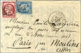 GC 260 / N° 45 (def) + 49 Càd T 17 AVIGNON (86) 5 JANV. 71 Sur Boule De Moulins Sans Càd D'arrivée. - TB. - R. - Guerre De 1870