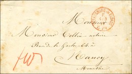 Càd Rouge STRASSBURG IM ELSASS / F Sur Lettre Pour Nancy. 1871. - TB / SUP. - Brieven En Documenten