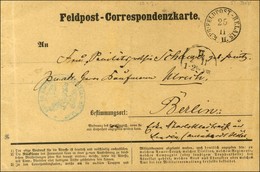 Càd KPR / FELDPOST-RELAIS N° 2 Sur Carte De Correspondance Allemande Avec Texte Daté De Saint Dié Le 23 Novembre 1870 Po - Guerre De 1870